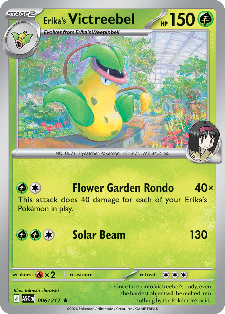 Erika's Victreebel — Ascended Heroes 6