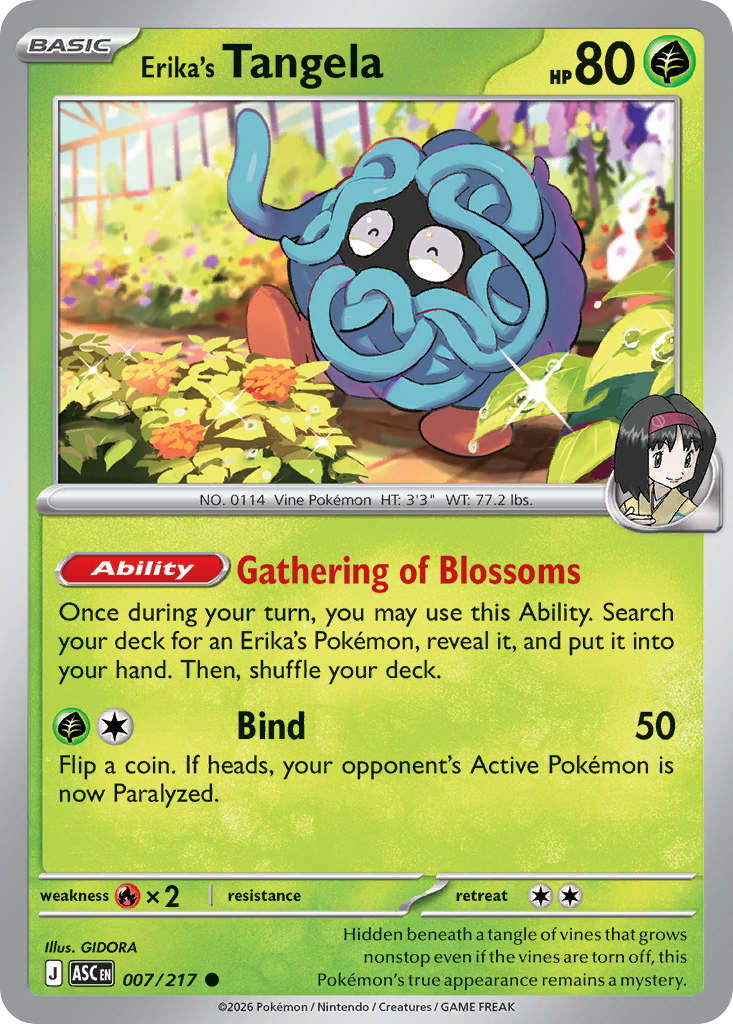 Erika's Tangela — Ascended Heroes 7