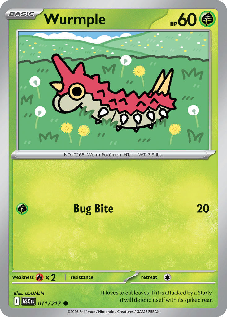 Wurmple — Ascended Heroes 11