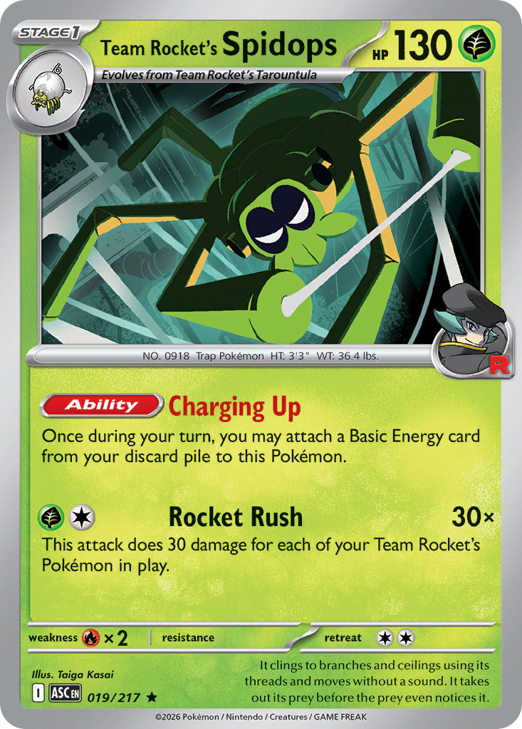 Team Rocket's Spidops — Ascended Heroes 19