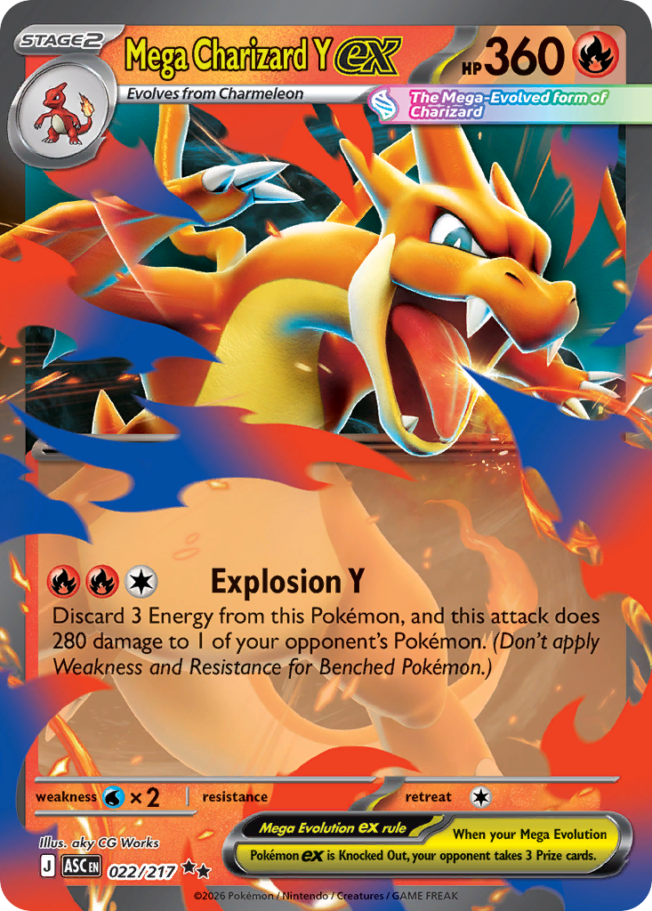 Mega Charizard Y ex — Ascended Heroes 22