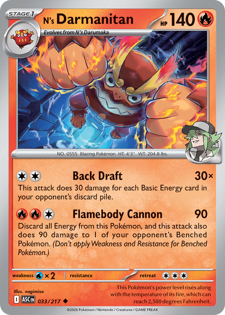 N's Darmanitan — Ascended Heroes 33