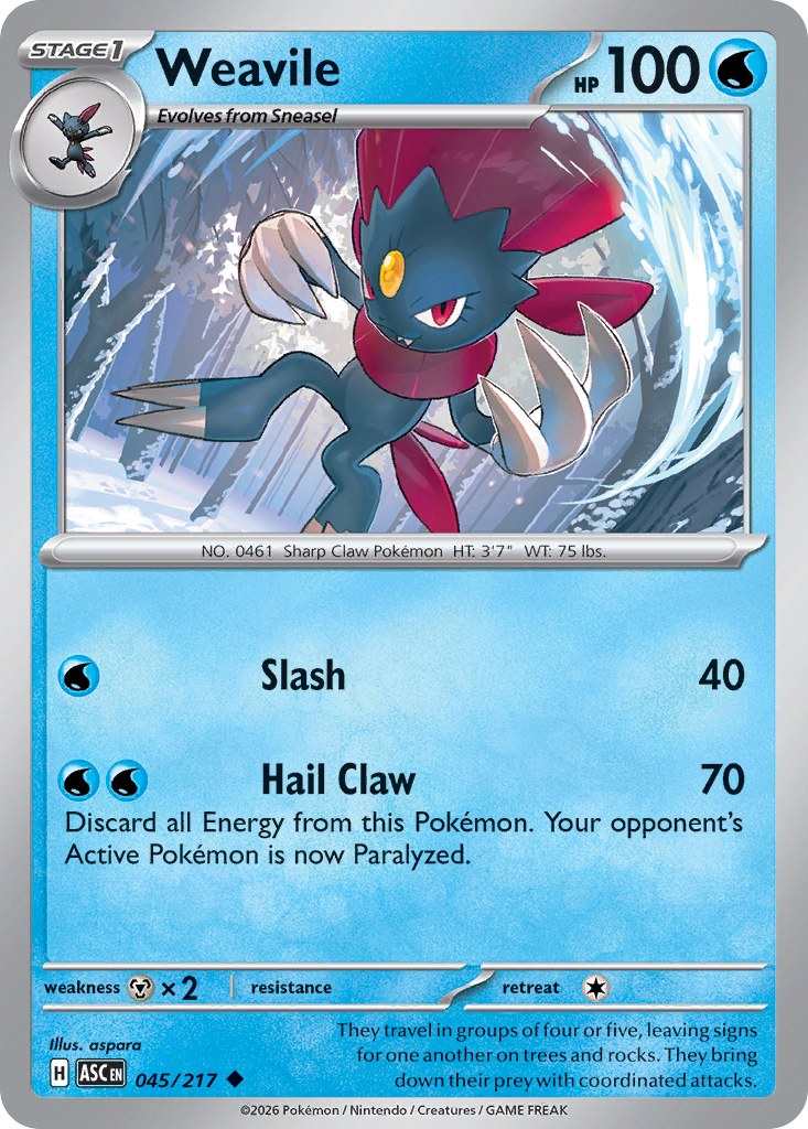 Weavile — Ascended Heroes 45