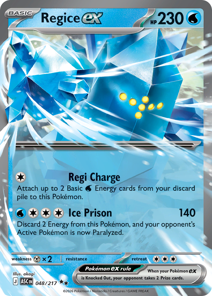 Regice ex — Ascended Heroes 48