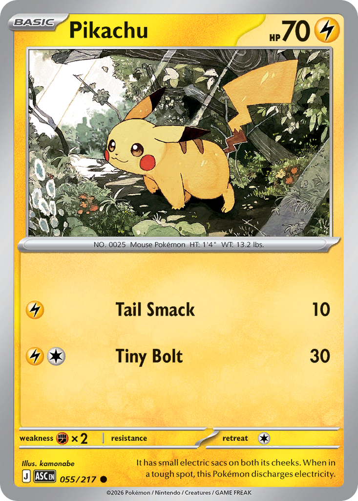 Pikachu — Ascended Heroes 55
