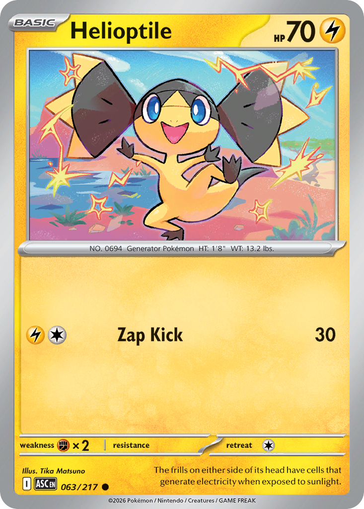 Helioptile — Ascended Heroes 63