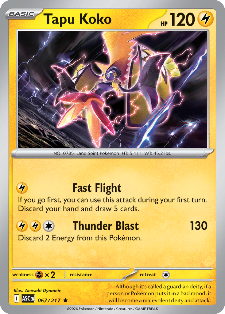 Tapu Koko — Ascended Heroes 67