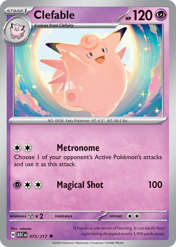 Clefable — Ascended Heroes 75