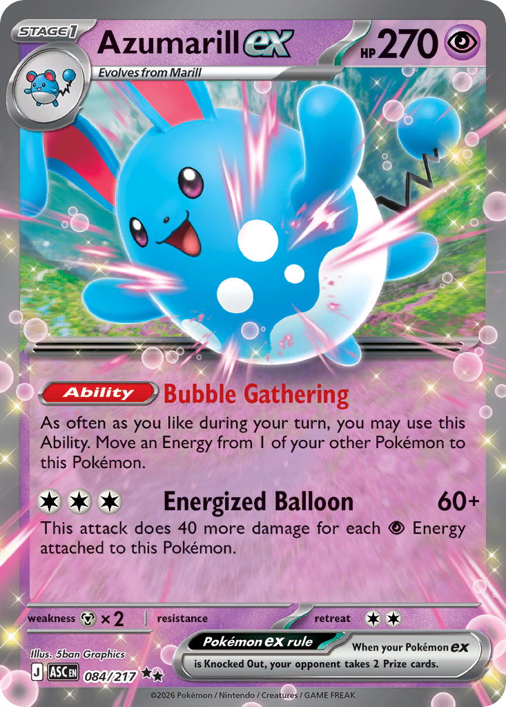 Azumarill ex — Ascended Heroes 84