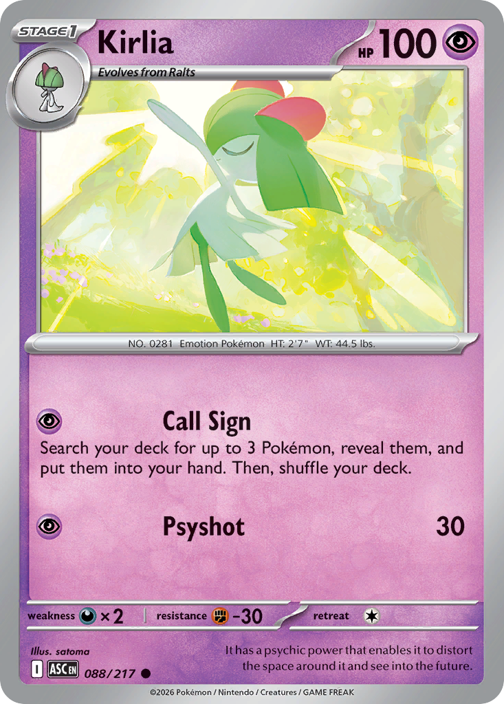 Kirlia — Ascended Heroes 88