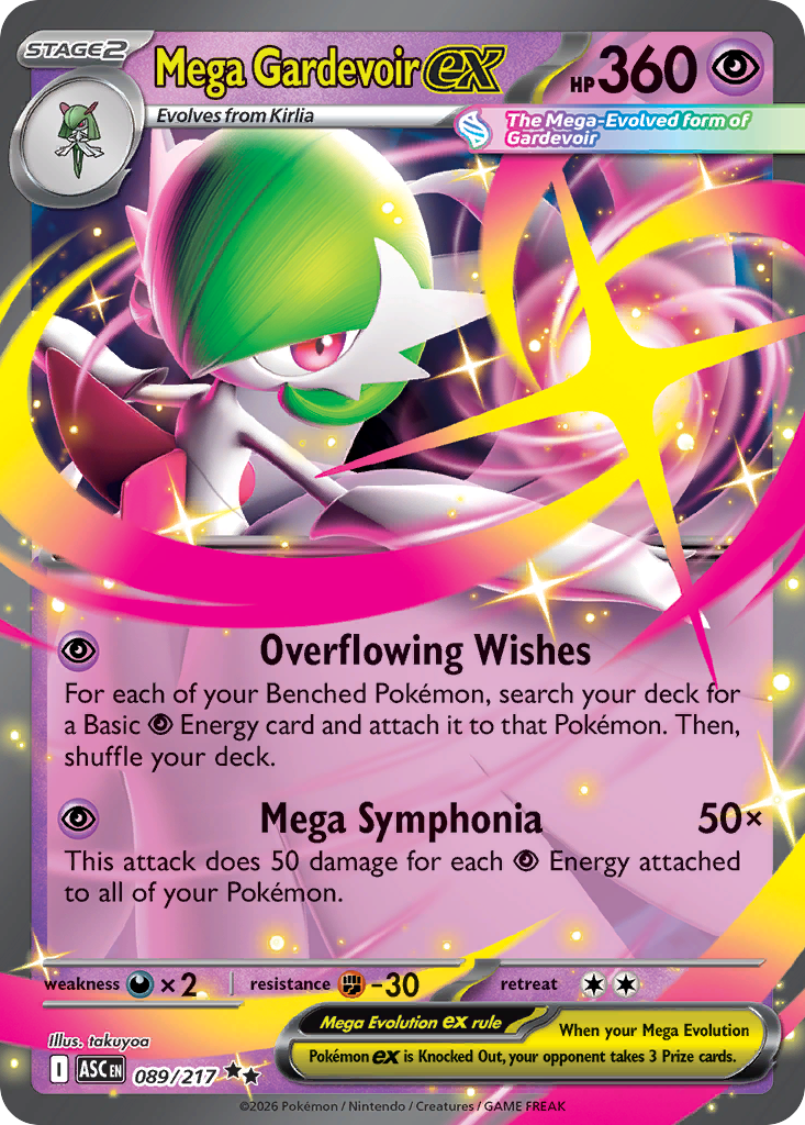 Mega Gardevoir ex — Ascended Heroes 89