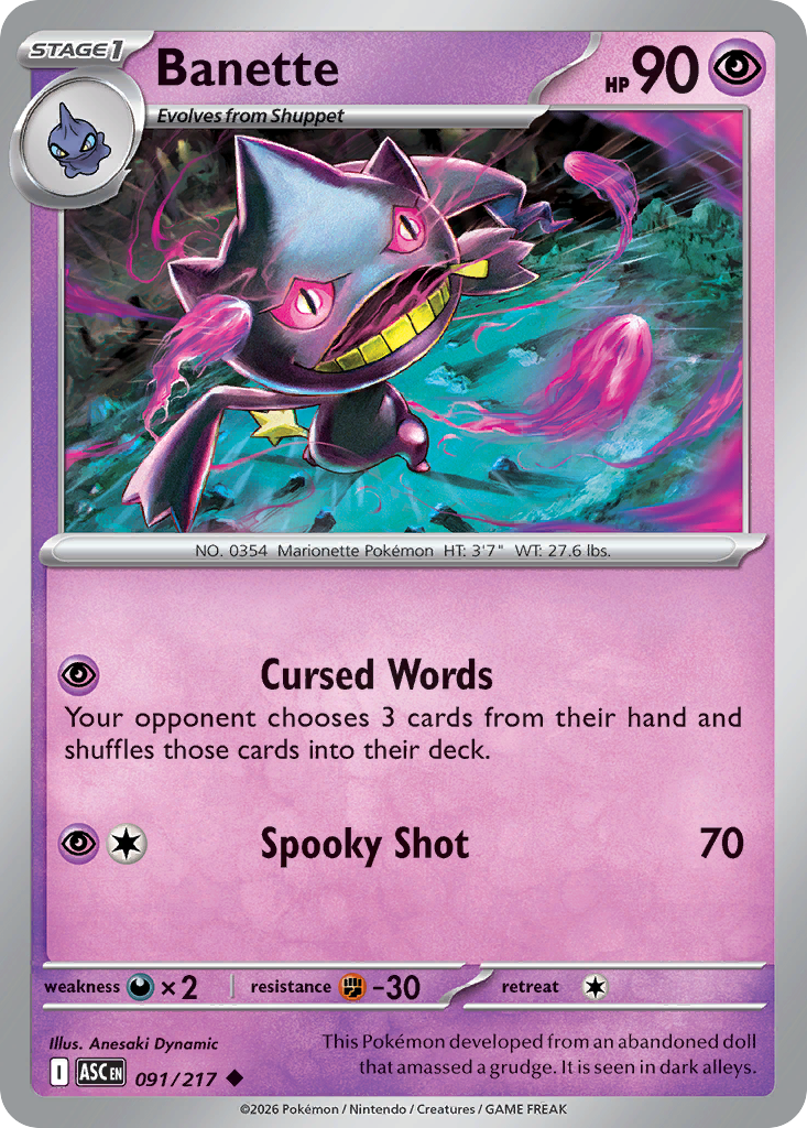 Banette — Ascended Heroes 91