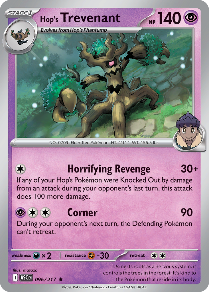 Hop's Trevenant — Ascended Heroes 96