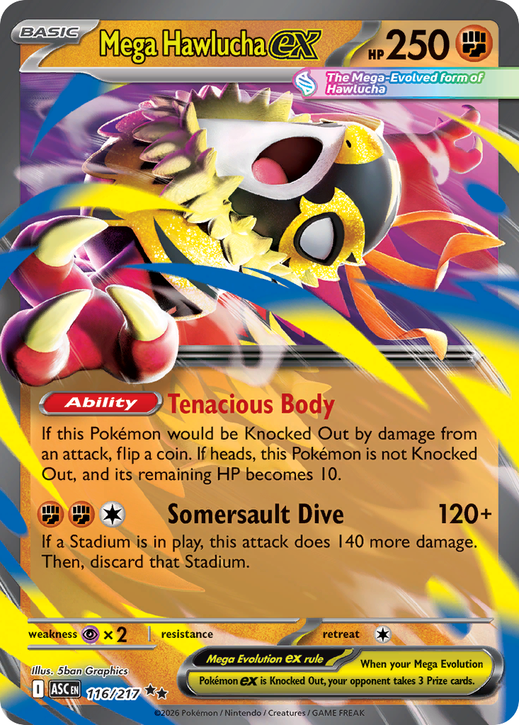 Mega Hawlucha ex — Ascended Heroes 116