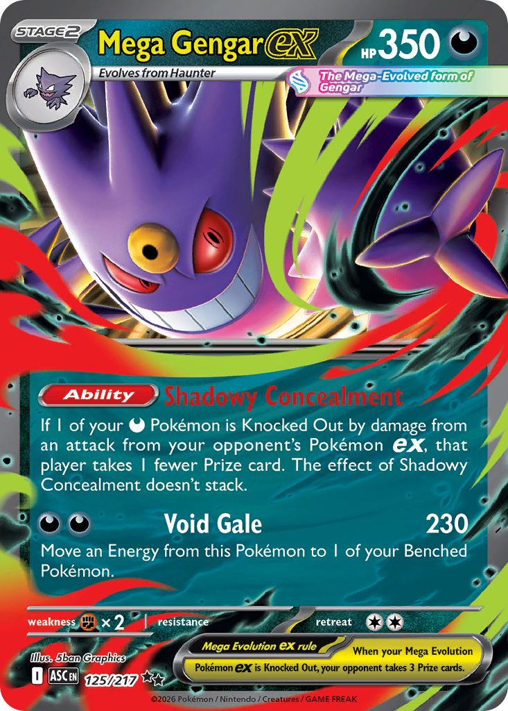Mega Gengar ex — Ascended Heroes 125