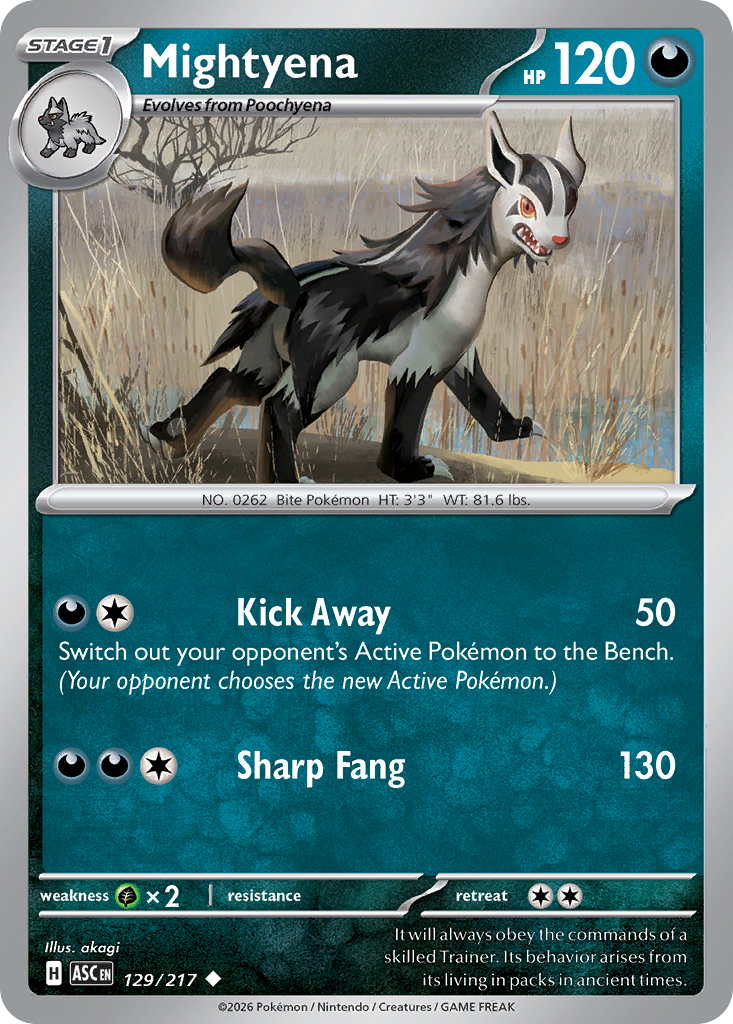 Mightyena — Ascended Heroes 129