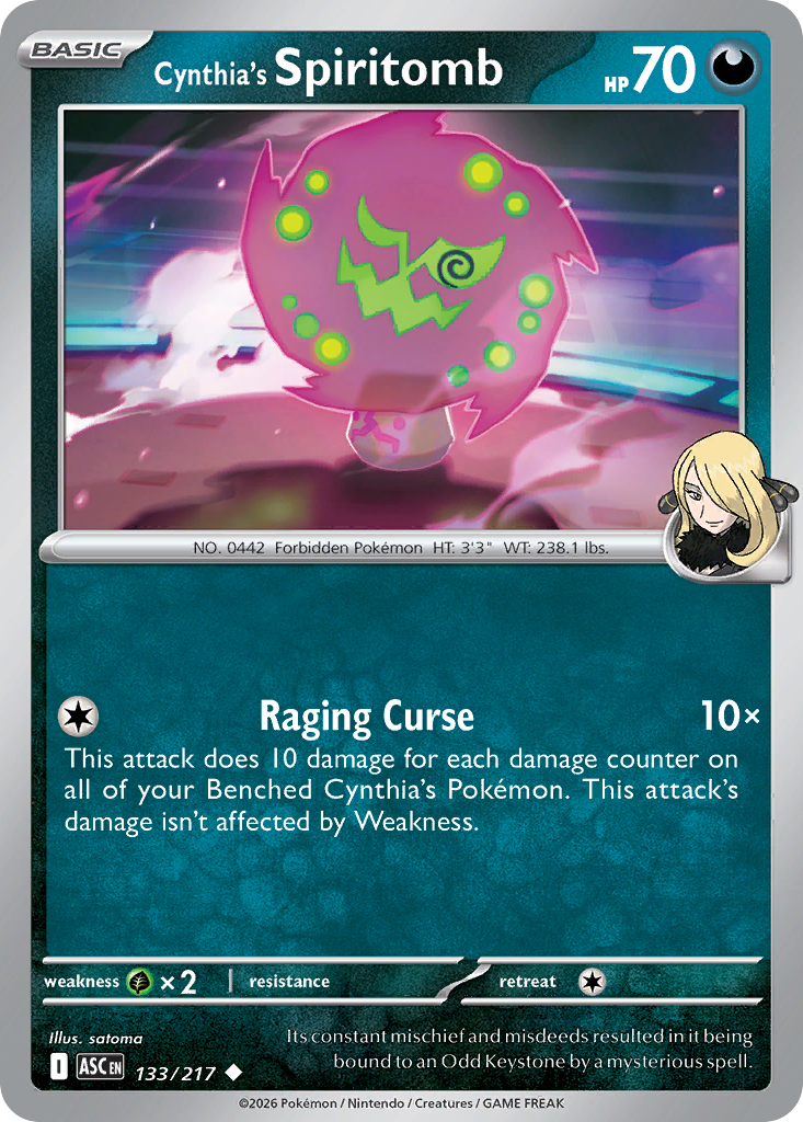 Cynthia's Spiritomb — Ascended Heroes 133