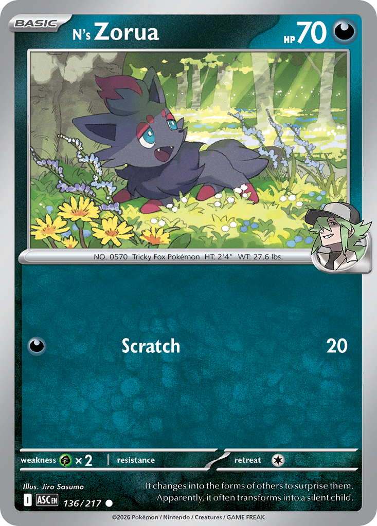 N's Zorua — Ascended Heroes 136