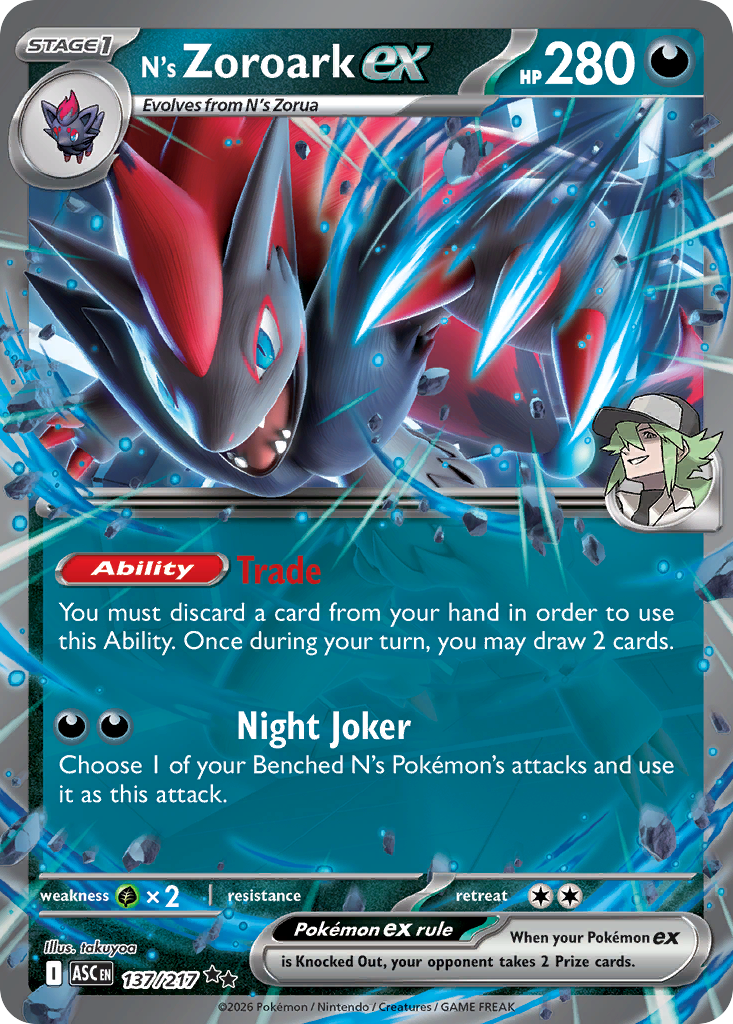 N's Zoroark ex — Ascended Heroes 137