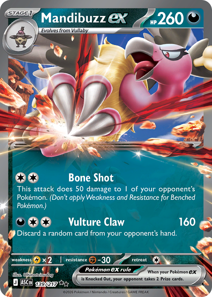 Mandibuzz ex — Ascended Heroes 139