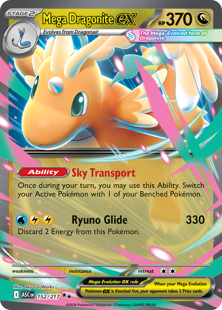 Mega Dragonite ex — Ascended Heroes 152