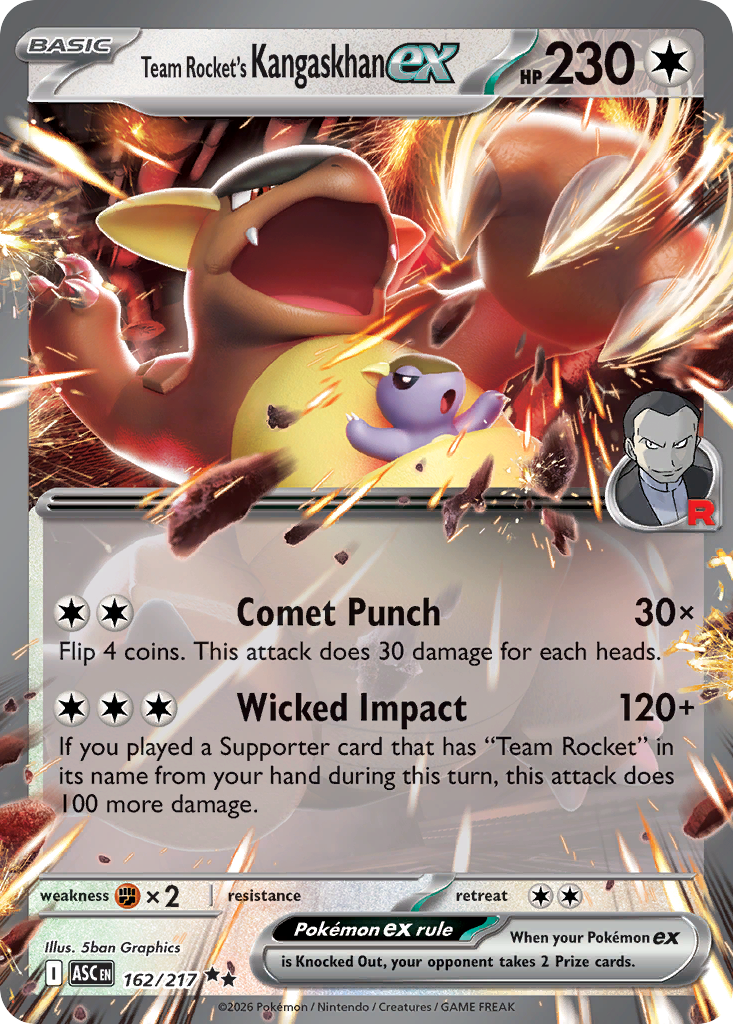 Team Rocket's Kangaskhan ex — Ascended Heroes 162