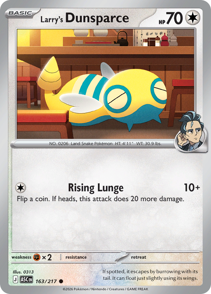 Larry's Dunsparce — Ascended Heroes 163