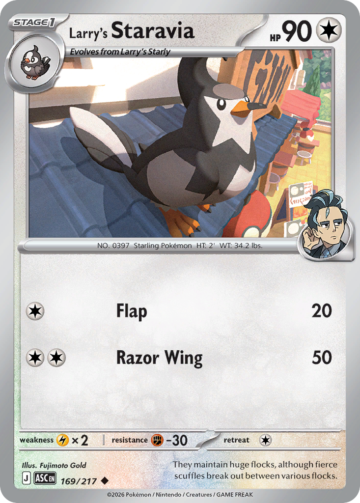 Larry's Staravia — Ascended Heroes 169