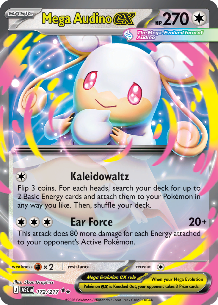 Mega Audino ex — Ascended Heroes 172