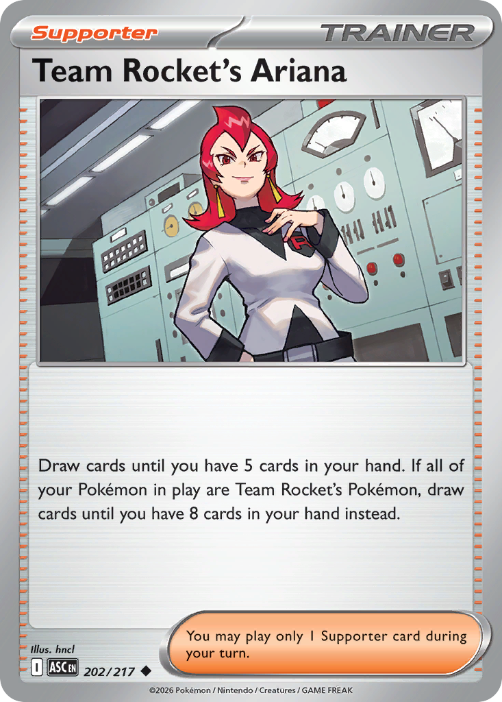 Team Rocket's Ariana — Ascended Heroes 202