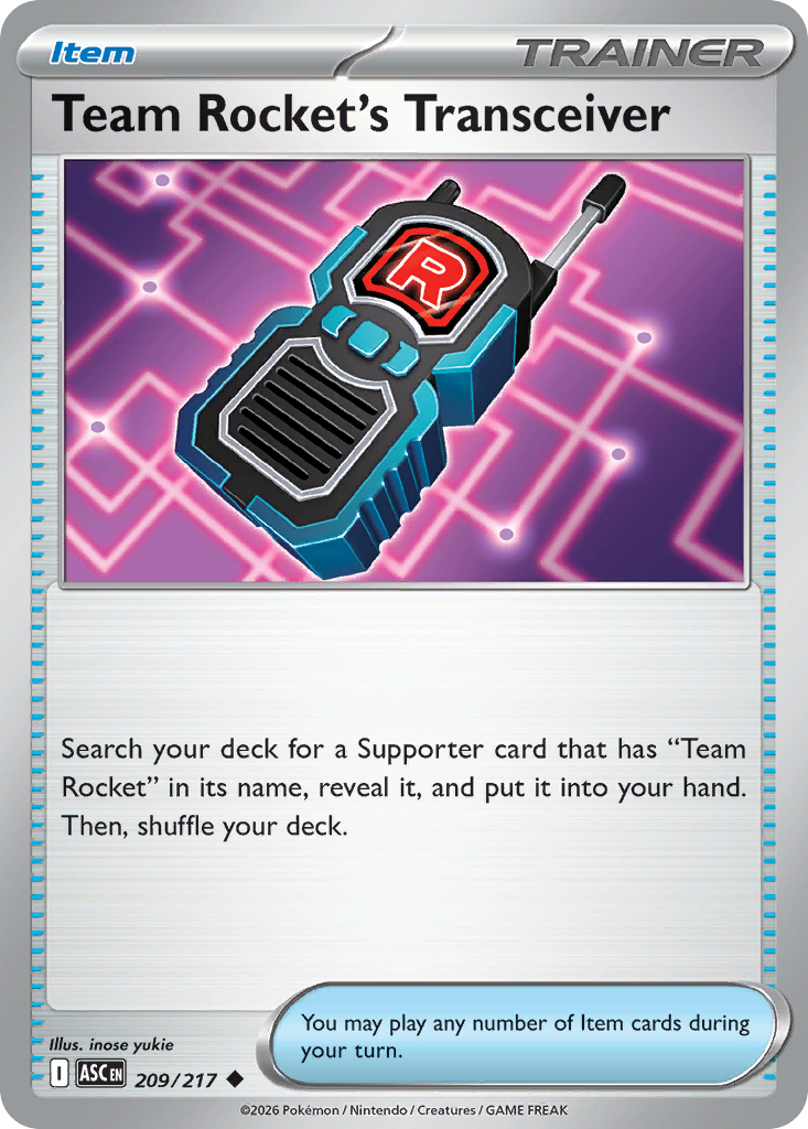 Team Rocket's Transceiver — Ascended Heroes 209