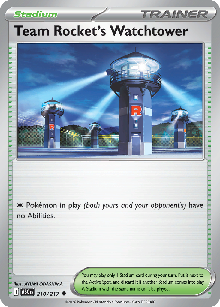 Team Rocket's Watchtower — Ascended Heroes 210