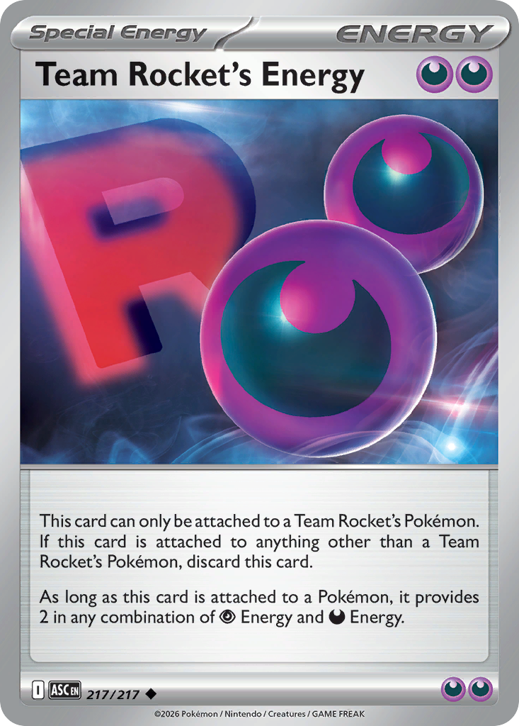 Team Rocket's Energy — Ascended Heroes 217