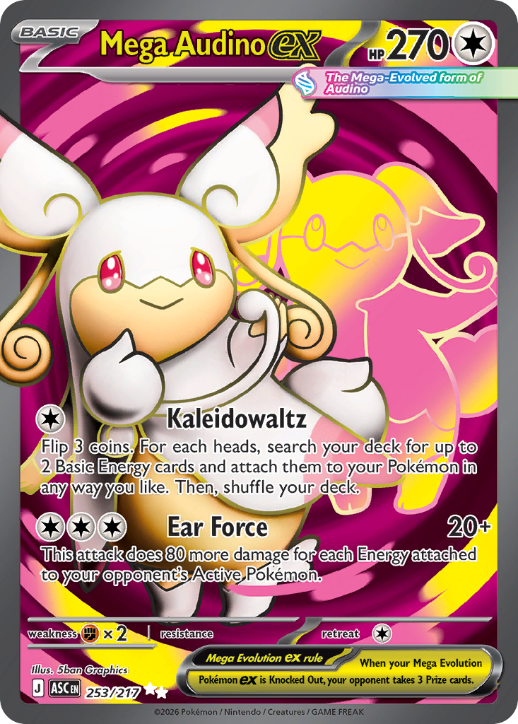 Mega Audino ex — Ascended Heroes 253