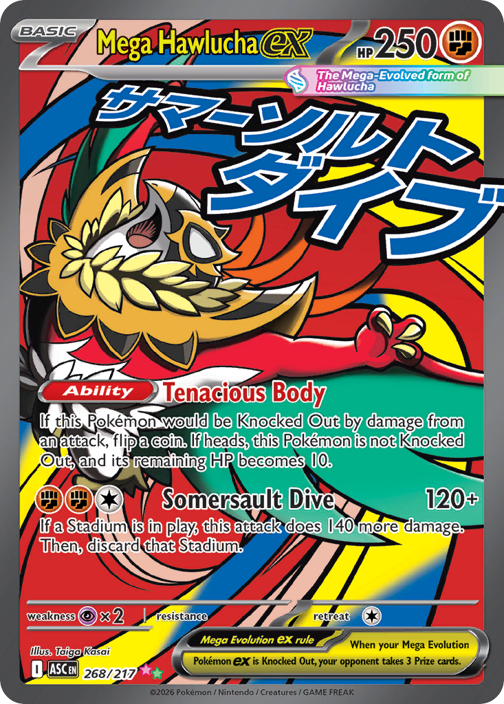 Mega Hawlucha ex — Ascended Heroes 268