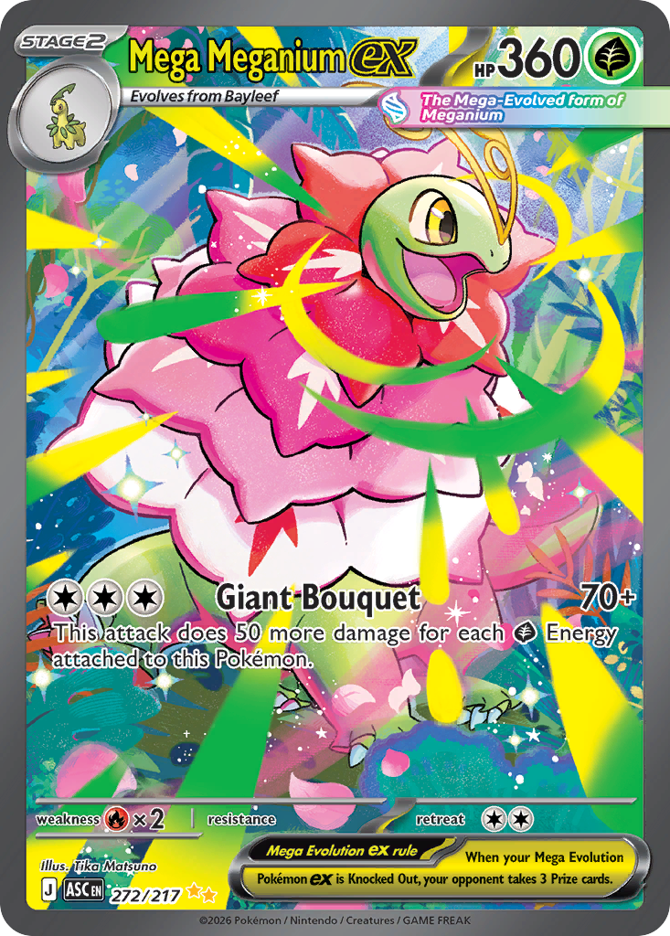 Mega Meganium ex — Ascended Heroes 272
