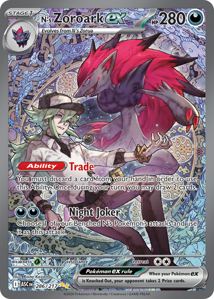 N's Zoroark ex — Ascended Heroes 286