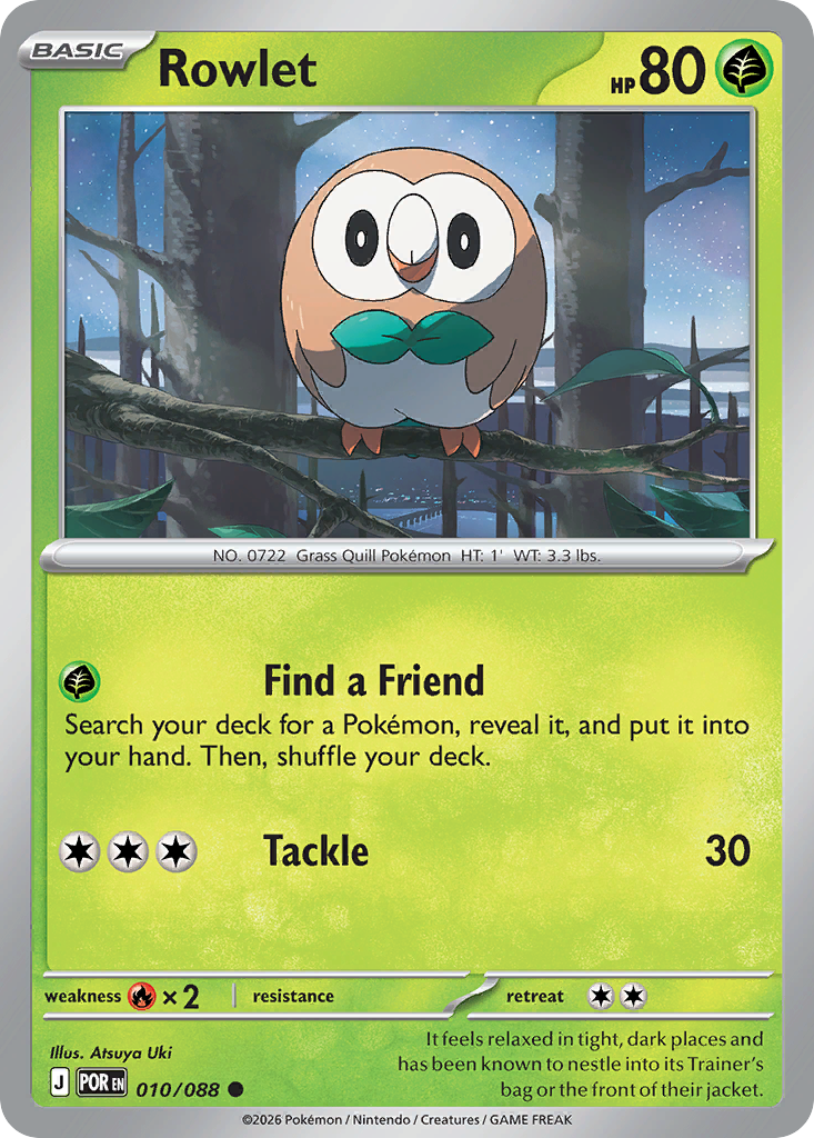 Rowlet — Perfect Order 10