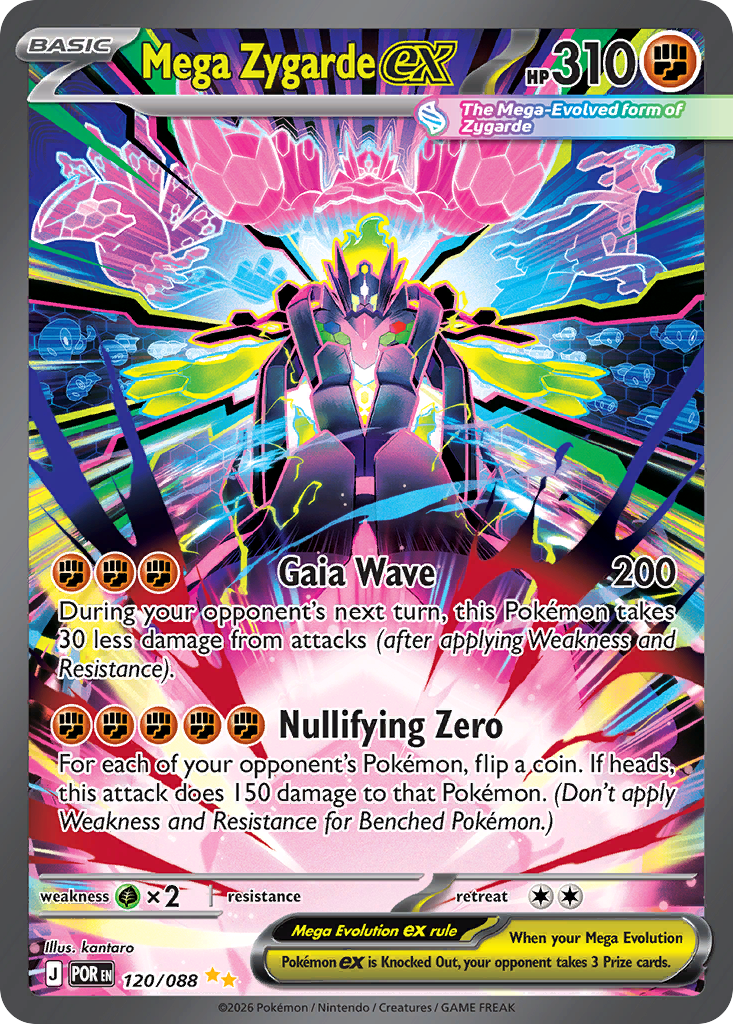 Mega Zygarde ex — Perfect Order 120